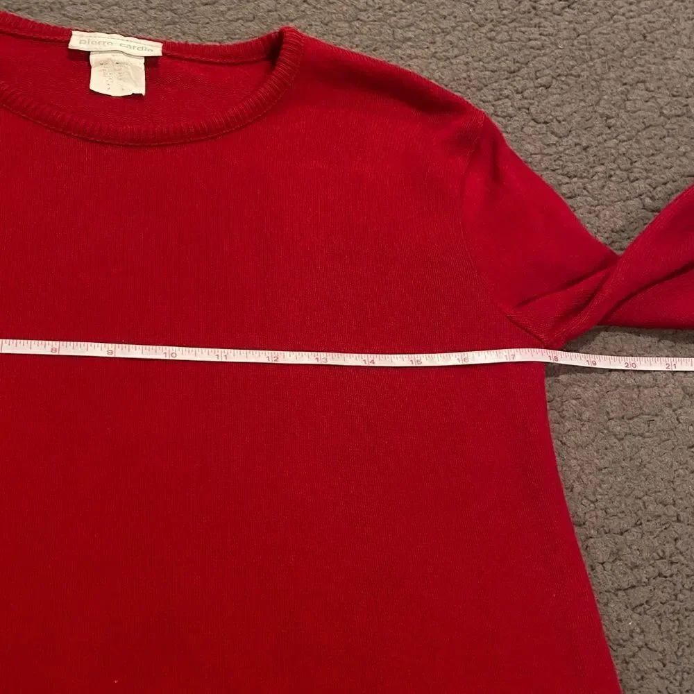 Pierre Cardin Red Sweater - Picture 6 of 10